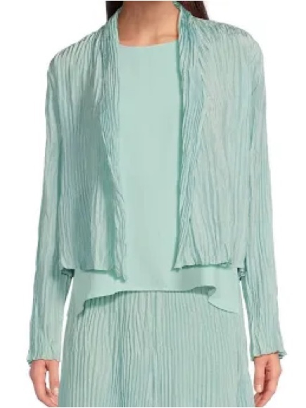 S26 Eileen Fisher Pool High Collar Jacket